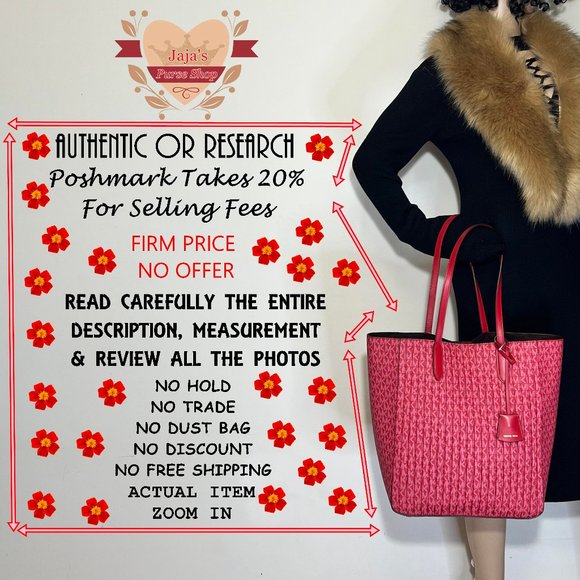 ❤️Michael Kors Signature PVC Large  Tote Purse❤️ - Picture 16 of 16